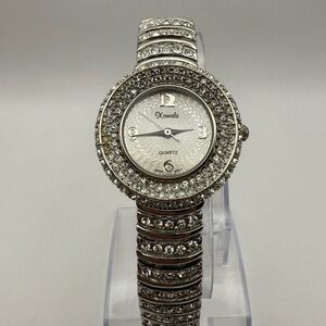 Xanadu Women’s Watch Silver Diamond Mineral Crystal (New Battery) Beautiful